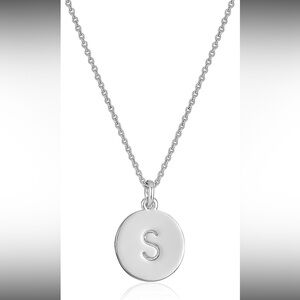 Kate Spade New York Initial Pendant Necklace S Silver